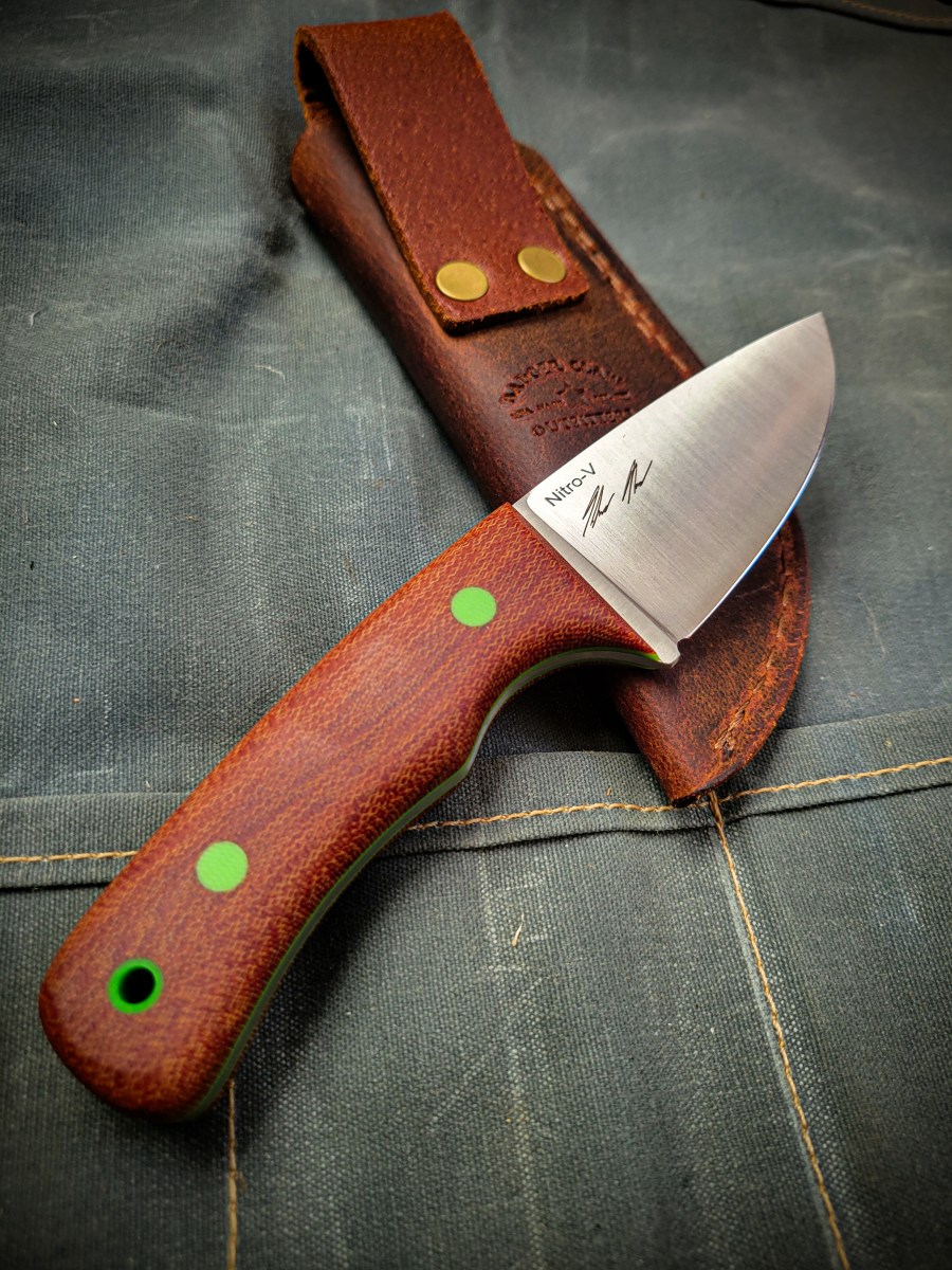 Knives By Nuge Wicket XL Signature Series 1 Black Flag Survival